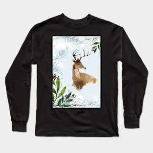 Lonely Reindeer Long Sleeve T-Shirt